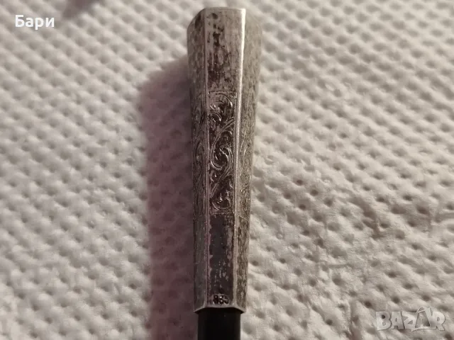 Старо дамско сребърно цигаре, снимка 11 - Антикварни и старинни предмети - 50263688