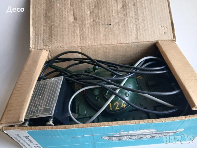 Anker стара пластмасова ГДР играчка танк., снимка 2 - Колекции - 53340795