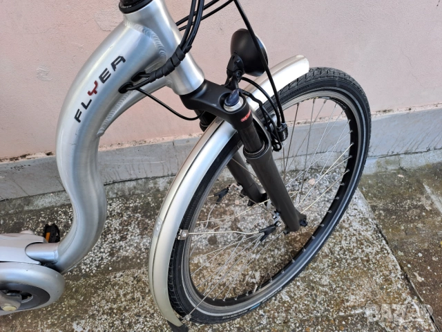 Електрически велосипед Flyer 26 цола , снимка 7 - Велосипеди - 53771245