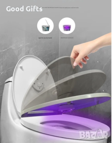 Интелигентен UVC Стерилизатор за Тоалетна – 99.9% Защита и Свежест без Химикали, снимка 6 - Други стоки за дома - 53368020