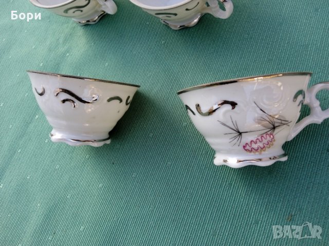 Стари порцеланови чаши за кафе, снимка 4 - Чаши - 35849915
