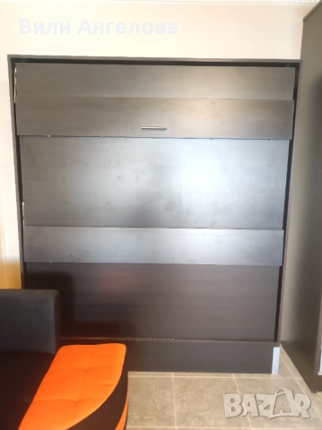 Падащо легло с механизъм и нов матрак 160/200, снимка 4 - Спални и легла - 52943658