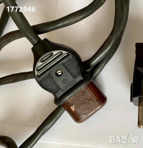 Захранващ кабел съединителен шнур с ретро щекер, подарък ретро щепсел, снимка 3 - Други ценни предмети - 44313528