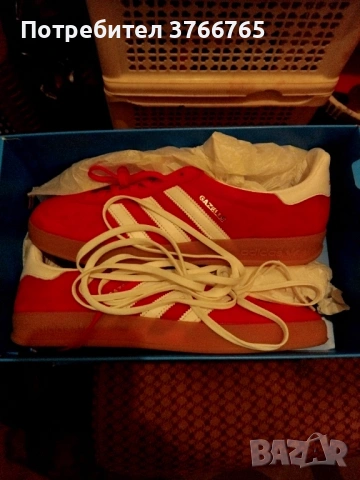 Мъжки обувки adidas gazelle чисто нови 43 номер, снимка 3 - Ежедневни обувки - 53539717