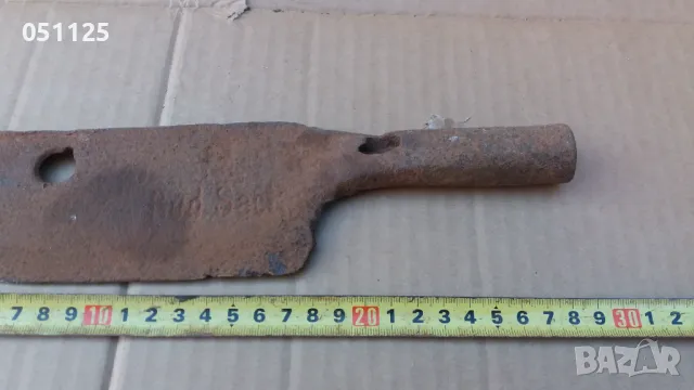 масивен кован сатър с маркировка касапски , снимка 3 - Други ценни предмети - 48524227