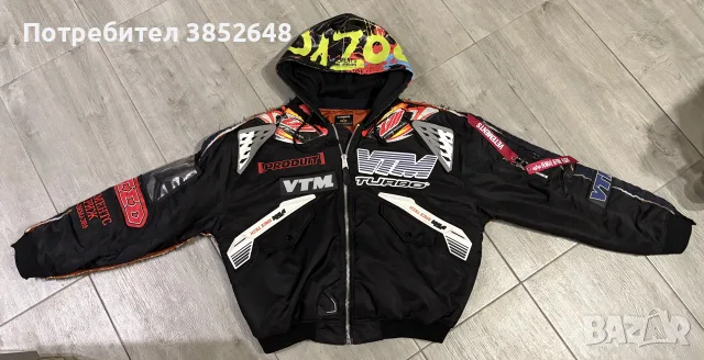 Kanye Vetements AW18 Moto Racing Bomber Jacket - Worn by Kanye, снимка 4 - Якета - 56067193