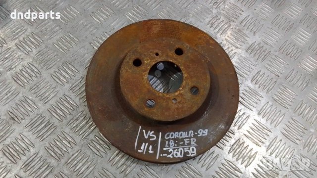 Преден спирачен диск Toyota Corolla 1.8i 1999г.	