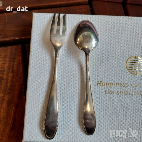 Комплект посребрени прибори, снимка 3 - Антикварни и старинни предмети - 45163213