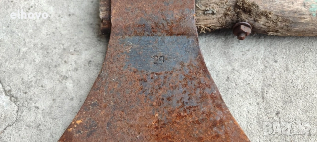 Стара брадва Muller#1, снимка 3 - Антикварни и старинни предмети - 52571400