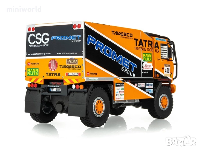 Tatra 815 2022 AER Rally DAKAR Tomáš Tomeček - мащаб 1:43 на KADEN моделът е нов в кутия, снимка 2 - Колекции - 52306894