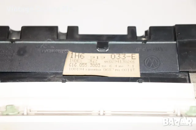 Табло / Километраж  за VW Golf 3 (MotoMeter) – 1H6 919 033 E, снимка 7 - Части - 56157513