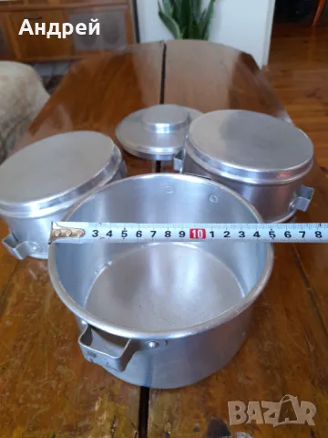 Стари алуминиеви съдове за храна, снимка 7 - Други ценни предмети - 47333721