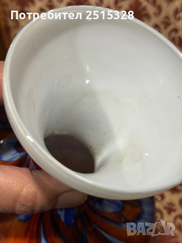 прелестна арт ваза опалиново стъкло Carlo Moretti Murano, снимка 5 - Вази - 53452221