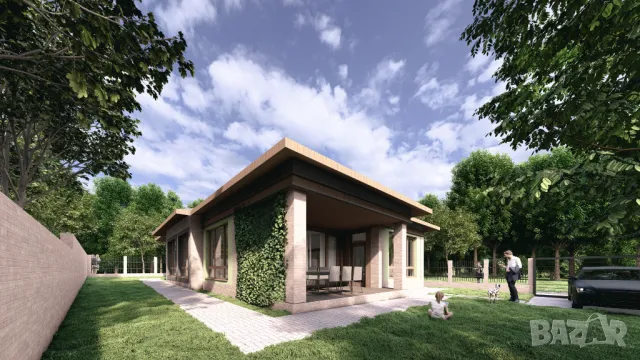 Проект за монолитна еднофамилна къща 164 кв.м.- Четирилистна Детелина, снимка 2 - Къщи - 48970328