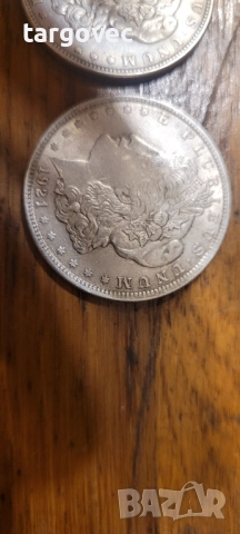 три броя сребърни американски долари по 150 лв, снимка 5 - Нумизматика и бонистика - 52089936