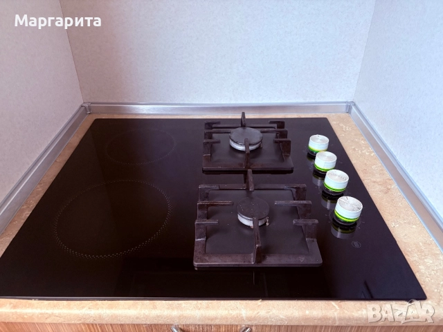 Пирамис-Комбиниран стъклокерамичен и газов плот - 2 зони ПИРАМИС, снимка 2 - Котлони - 52351896