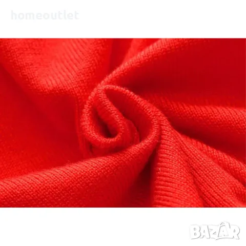 ПРОМОЦИЯ Коледен детски пуловер, р-р 110см, червен с елен, снимка 2 - Детски пуловери и жилетки - 48392352