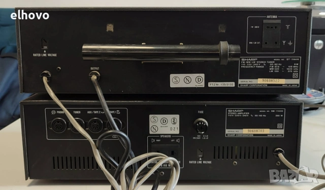 Стерео усилвател, тунер Sharp SM, ST-1144, снимка 6 - Ресийвъри, усилватели, смесителни пултове - 53256564