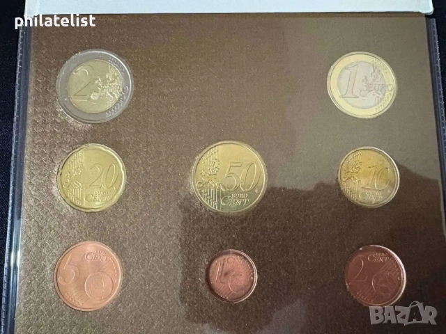 Ватикана 2011 г. - комплектен сет от 1 цент до 2 евро BU, снимка 5 - Нумизматика и бонистика - 52002861