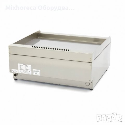 Професионална грил скара с гладка плоча, газ 60х60 см., две зони , пиезо запалване, снимка 3 - Обзавеждане на кухня - 37582593