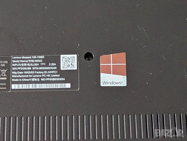 Лаптоп Lenovo 100 I3 - на части, снимка 6 - Части за лаптопи - 42499298