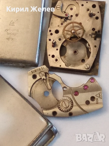 Механизъм с циферблат от стар ръчен часовник 52138, снимка 6 - Дамски - 52300277
