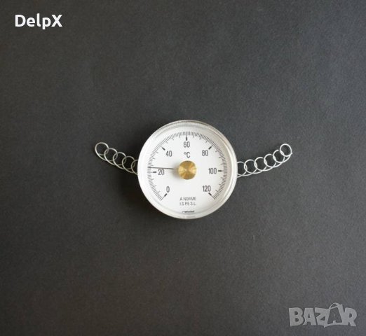 Термометър за радиатор, парно, пружина, 0°C до 120°C, снимка 1 - Друга електроника - 42530583