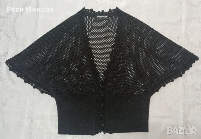 Черна дамска жилетка , снимка 1