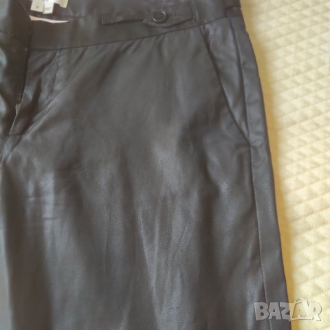 HELMUT LANG оригинален луксозен панталон ефект кожа РАЗПРОДАЖБА , снимка 4 - Панталони - 42122325