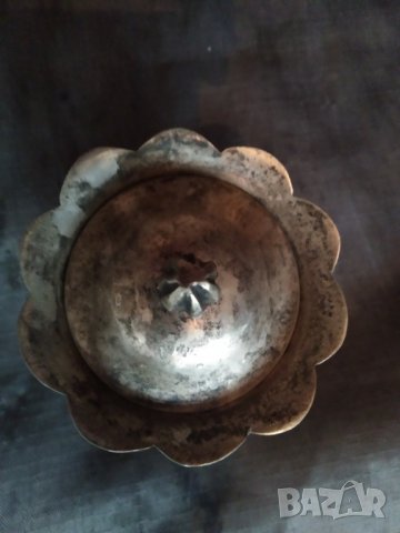 посребрена барокова захарница , снимка 3 - Антикварни и старинни предмети - 34219546