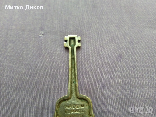 Отварачка метална тип китара винтидж Made in Israel Makuli 150мм на 50мм, снимка 6 - Колекции - 51553037