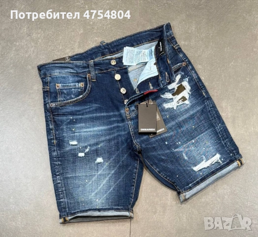 Най-високо качество мъжки къси дънки Dsquared, снимка 7 - Къси панталони - 53709209