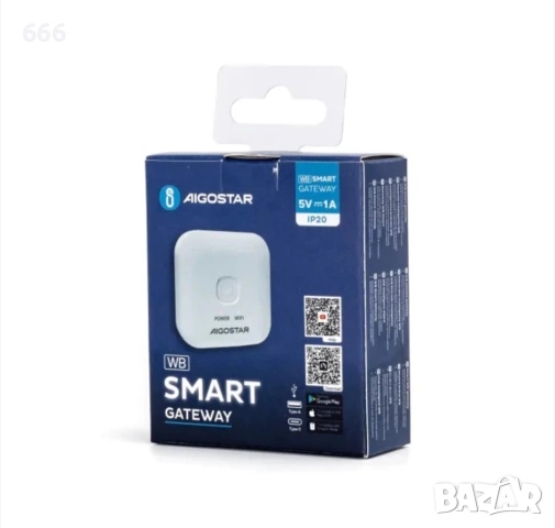 Смарт шлюз Aigostar BT Mesh, 2.4 GHz, 5V, IP20, бял, снимка 6 - Друга електроника - 52885855