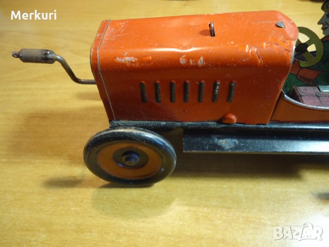 Стара много рядка ламаринена количка Hess Mobil 1050 JLH, снимка 12 - Колекции - 34637311