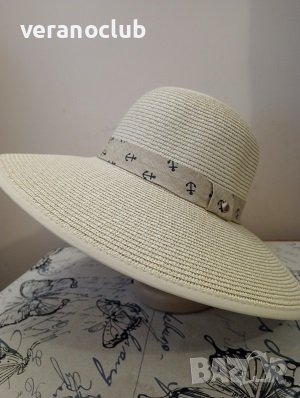 Дамска лятна капела 2023 Бежова, снимка 3 - Шапки - 41398307