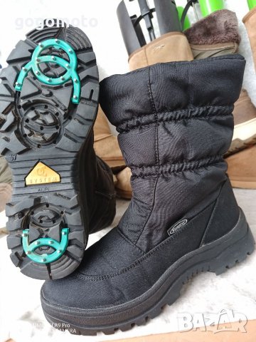 водоустойчиви апрески+котки за лед,ледохотки ICE GRIP Thermolite Snow Boots,36-37,туристически боти, снимка 16 - Дамски боти - 39306804