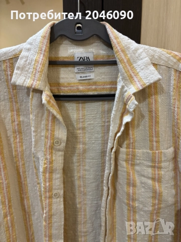 Мъжка риза ZARA, снимка 2 - Ризи - 56239363