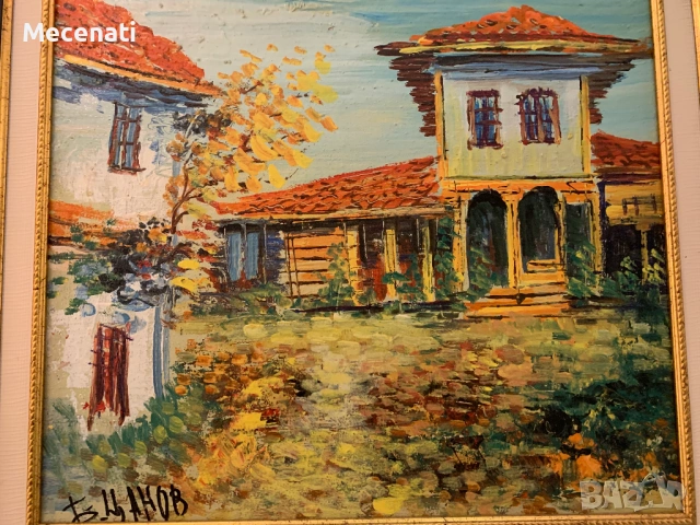 БОРИСЛАВ ЦАНОВ масло/платно пейзаж , снимка 4 - Картини - 53122780
