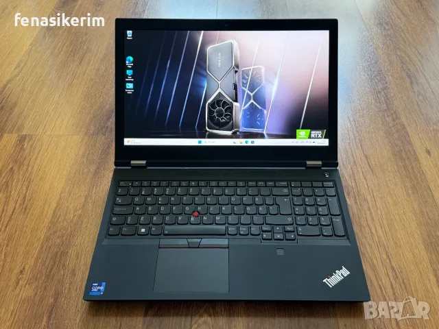 15.6' 4K UHD Core i9-11950H Lenovo ThinkPad T15G Gen 2 64GB DDR4/1000GB NVMe/Nvidia RTX 3080 16GB, снимка 2 - Лаптопи за работа - 55891365