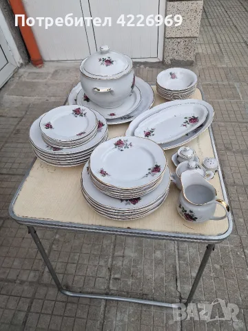 Стар руски сервиз за хранене, снимка 2 - Сервизи - 55963308
