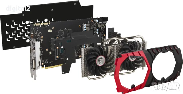 Видеокарта MSI GeForce GTX 1070 Ti Gaming 8GB GDDR5 256bit 12 месеца гаранция., снимка 4 - Видеокарти - 49419426