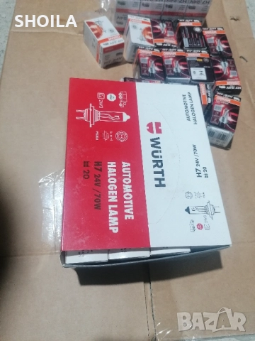 H7 24v wurth, osram original, снимка 2 - Аксесоари и консумативи - 51790845