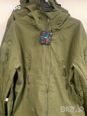 Софтшел яке+Подарък-Тактически колан, снимка 2 - Екипировка - 44311952