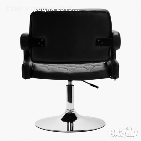 Фризьорски стол Hair System QS-B1801- черен, снимка 3 - Фризьорски столове - 44824742