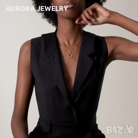 CARTIER Nail Juste un Clou Rose Gold Paved Diamonds Дамско Колие Пирон, снимка 12 - Колиета, медальони, синджири - 53238926