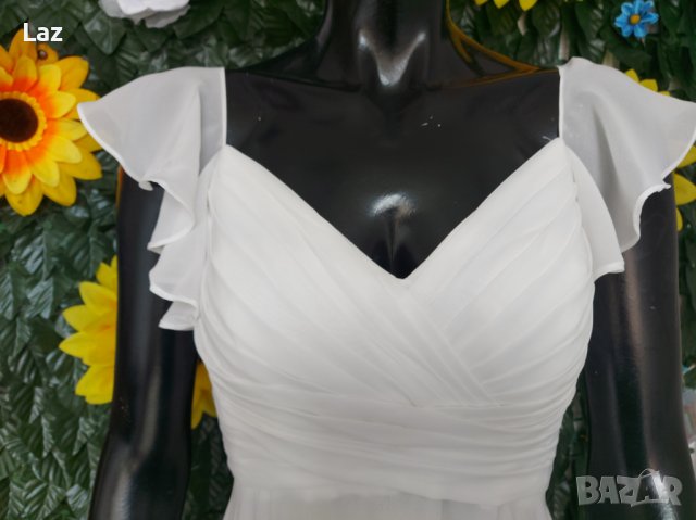 Сватбена рокля за подписване или кръщене, снимка 4 - Сватбени рокли - 39852932