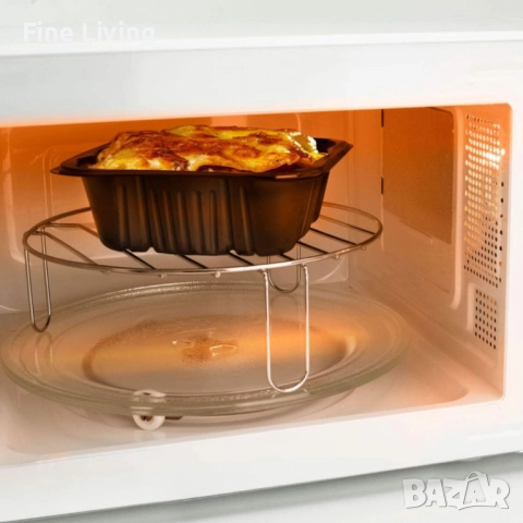 Микровълнова фурна Black+Decker BXMZ701E – 700W, с грил функция, 20 л., снимка 3 - Микровълнови - 52085093