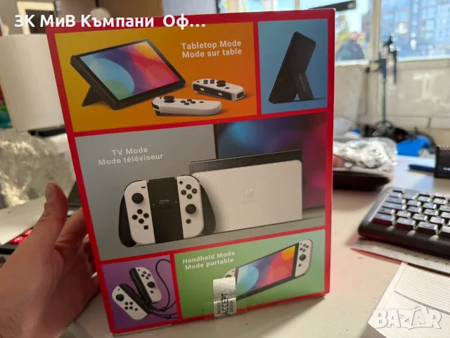 Nintendo Switch OLED HEG-001, снимка 3 - Nintendo конзоли - 56368139
