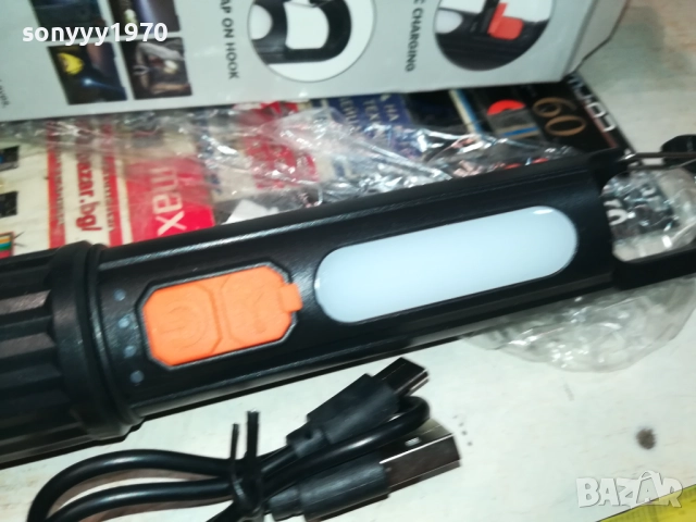 ЛЕД ФЕНЕР-USB 0509251523, снимка 2 - Лед осветление - 51616915