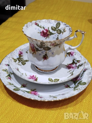 Порцеланов   сервиз за кафе 🍵🌹🍵🌹„CHODZIEZ “POLAND , снимка 3 - Сервизи - 53123130